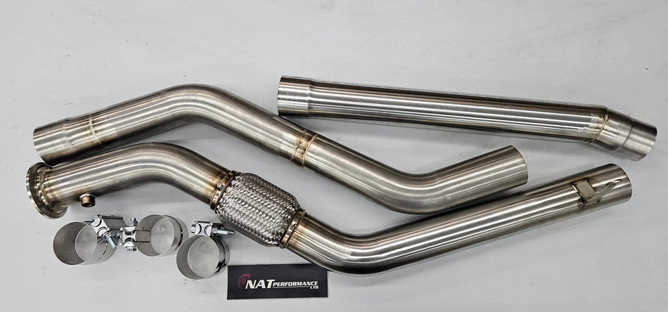 2014-2018 F10 BMW 535D N57 Stainless Exhaust Kit