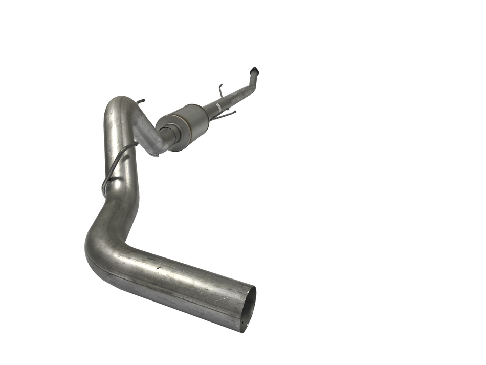 2018-2021 Ford F-150 3.0 PowerStroke 4inch Aluminized Turbo Back Exhaust w/ Muffler