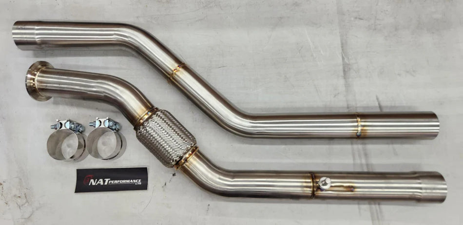 2009-2013 BMW E70 X5D M57 Stainless Exhaust Kit